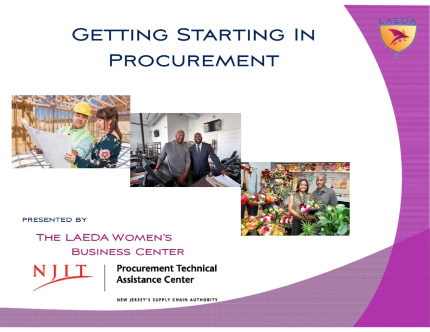 LAEDA Completes its First Getting Started in Procurement Program