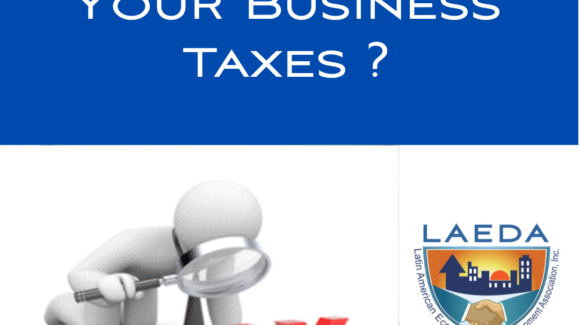 LAEDA Event: Preparing to File Your Business Taxes