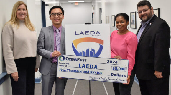 Ocean First Foundation Supports Local Entrepreneurs with $5,000 Donation