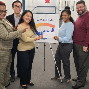 LAEDA Wins Columbia Bank’s “Banking for a Cause”